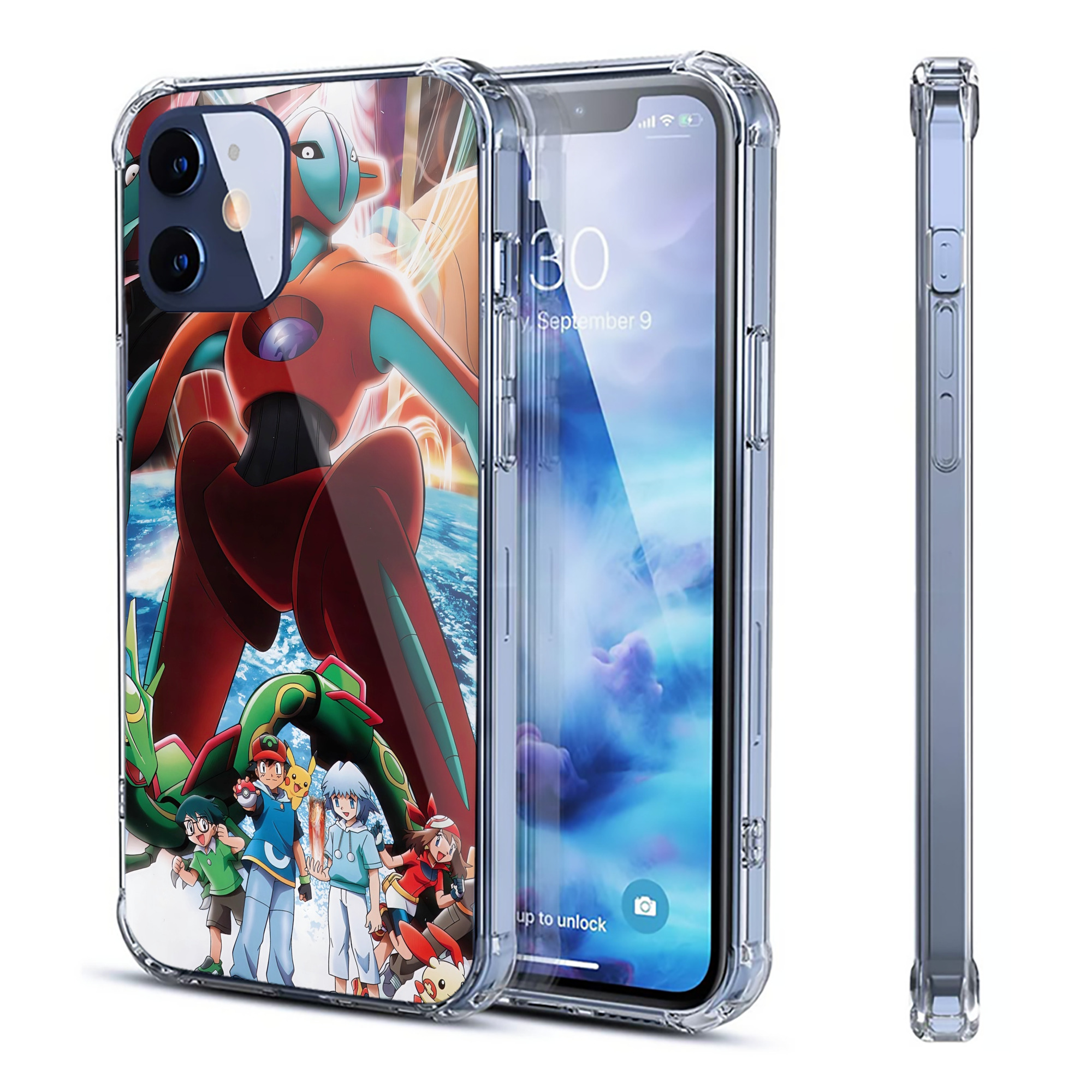 （画像用） ポケットモンスター Pokémon 【iPhone 12シリーズ対応】透明スマホケース（クリアソフトケース）